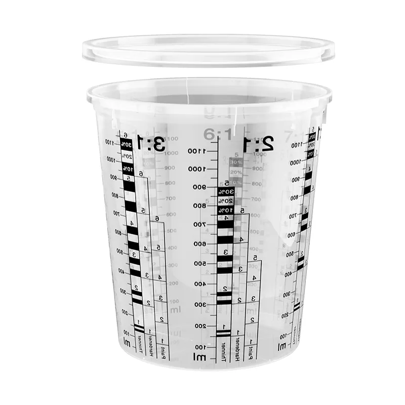 1370 ml PP Farby Automotive Faint Cup z pokrywką