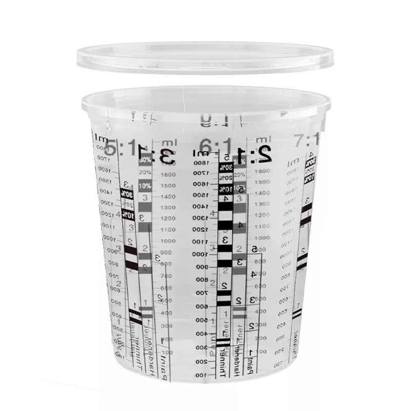 2250 ml PP Farby Automotive Faint Cup z pokrywką