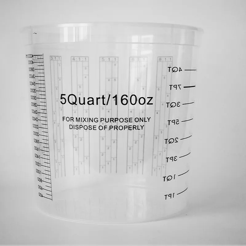 5000 ml PP Farby Automotive Faint Cup z pokrywką