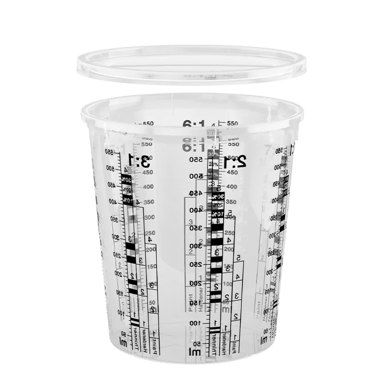 680 ml PP Farby Automotive Faint Cup z pokrywką